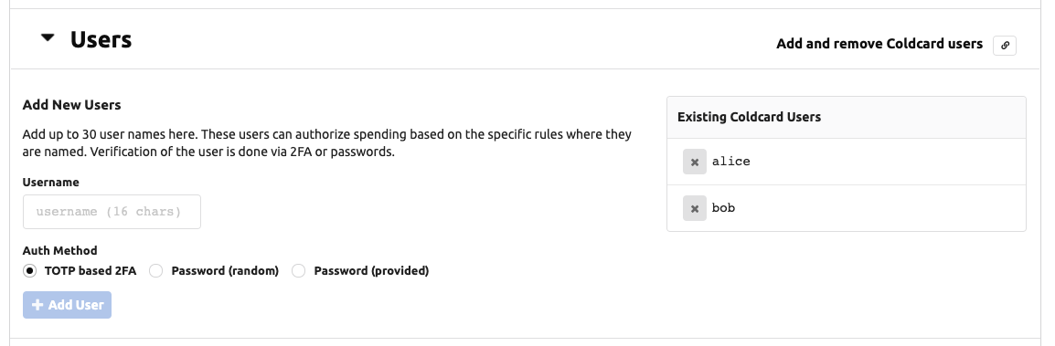 CKBunker user management